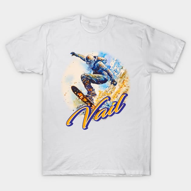 Ski Vail T-Shirt by Billygoat Hollow